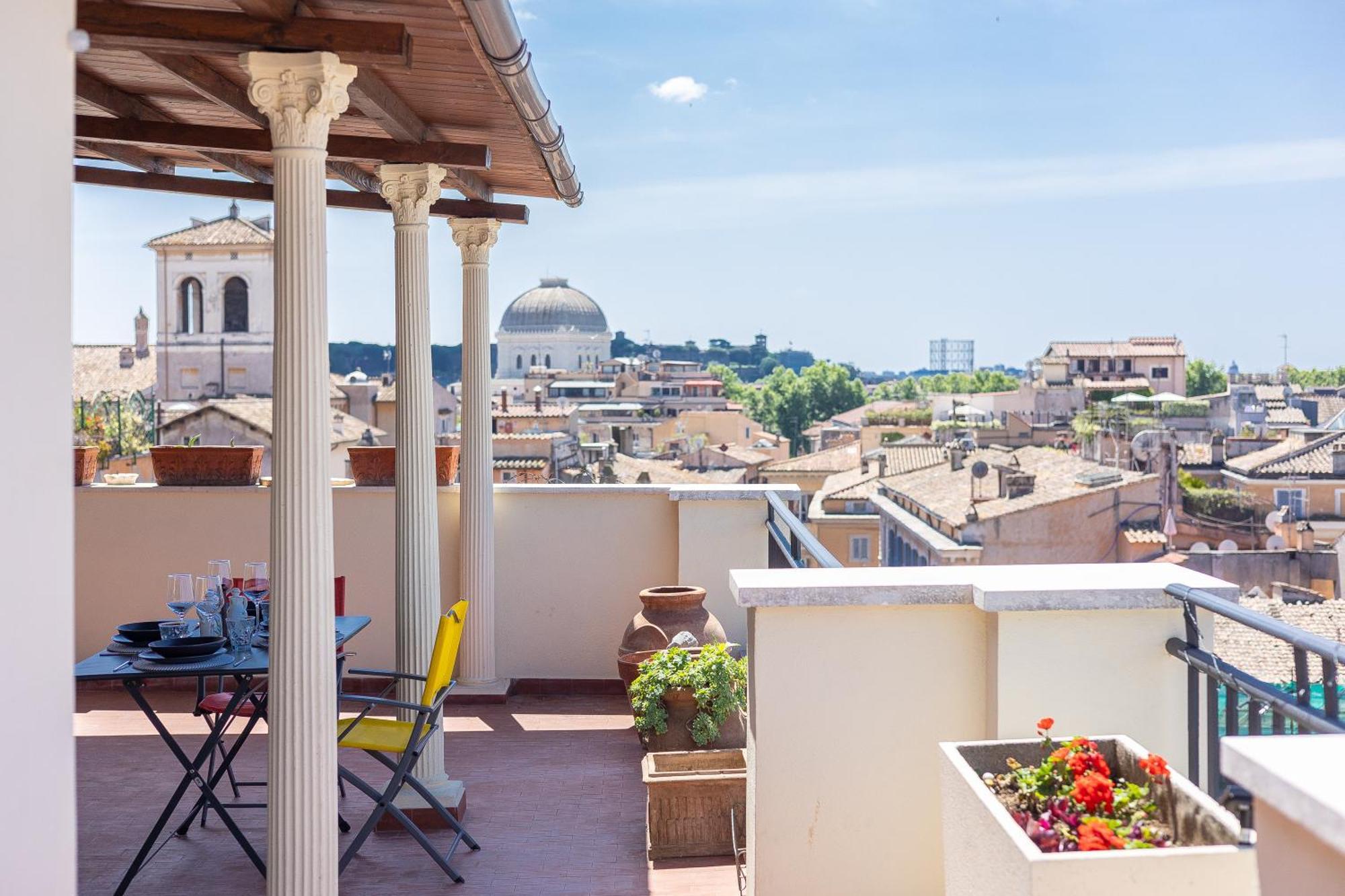 Argentina Penthouse By Rental In Rome Buitenkant foto