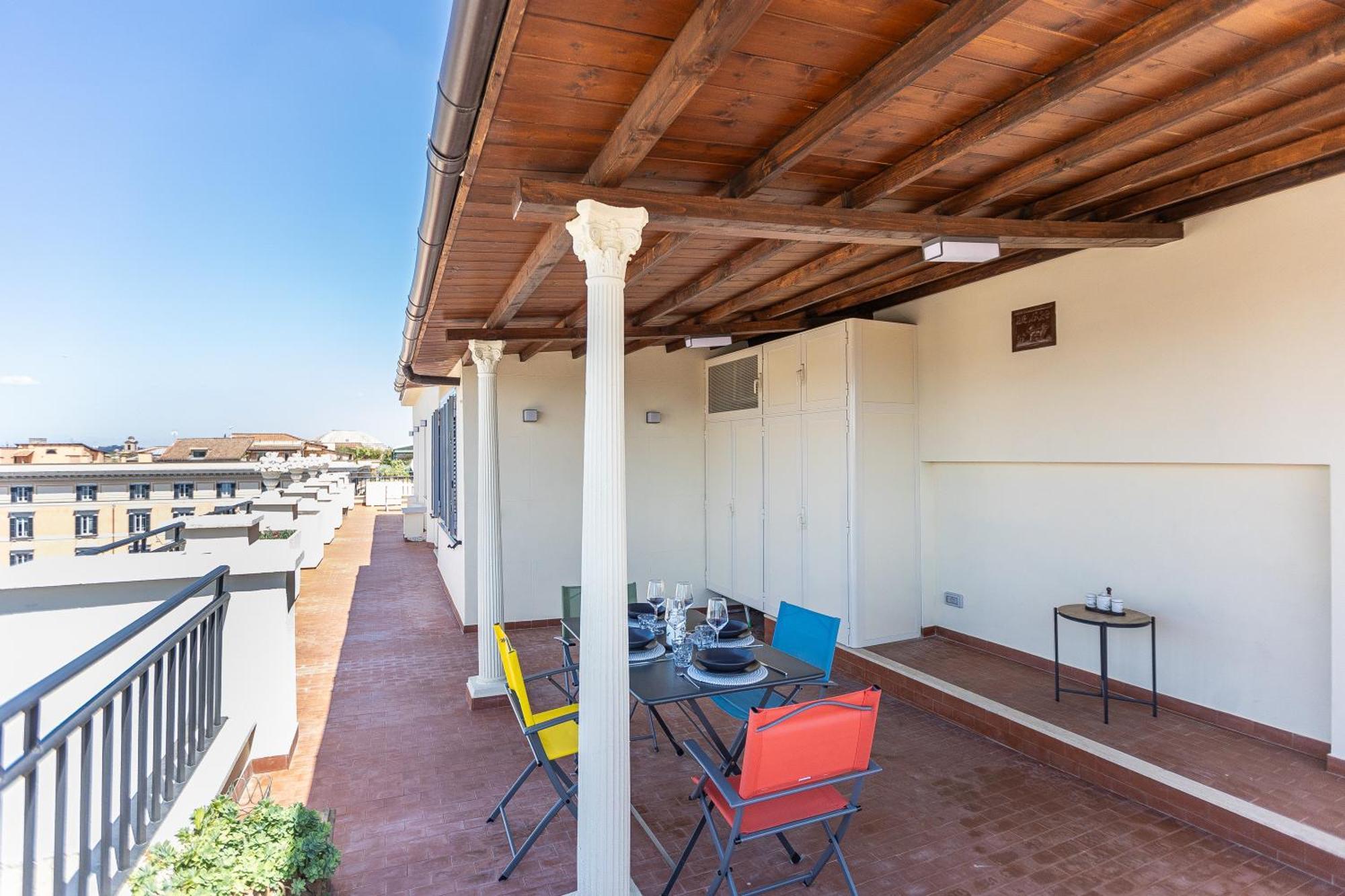 Argentina Penthouse By Rental In Rome Buitenkant foto