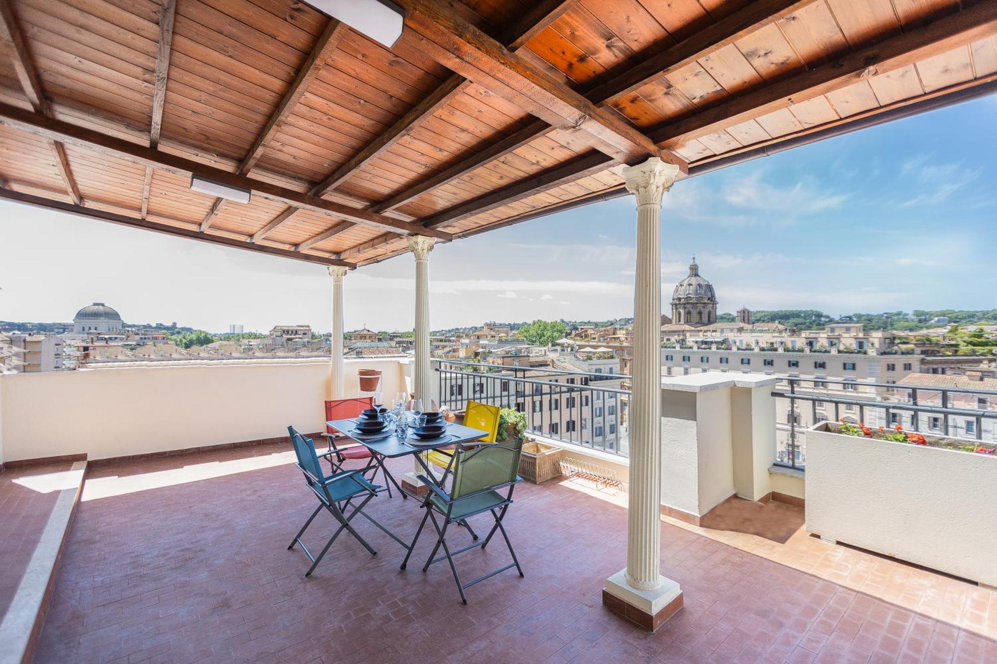 Argentina Penthouse By Rental In Rome Buitenkant foto